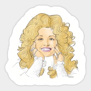 Dolly Parton Tribute Tee Sticker